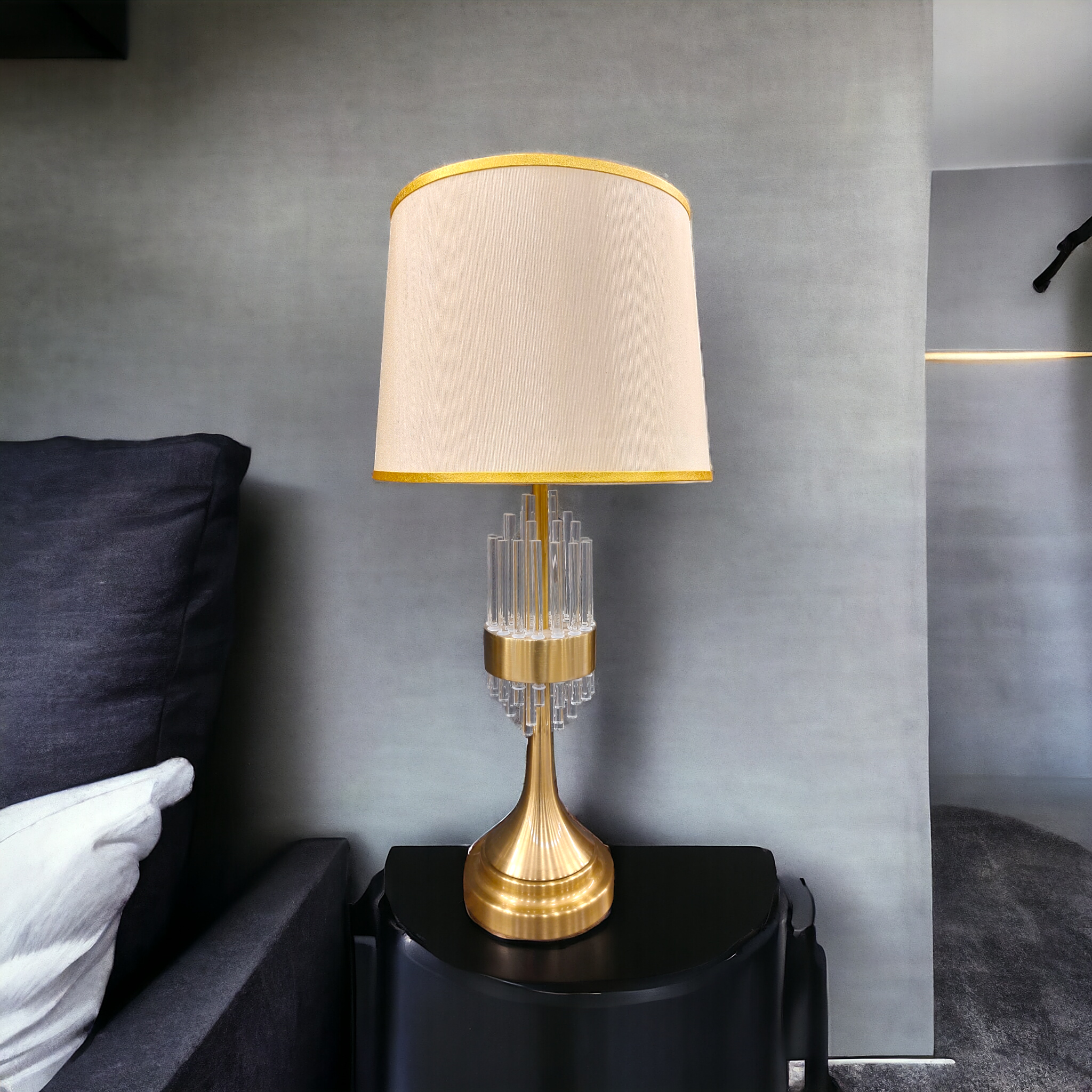 Nordic Minimalistic glass tube table lamp