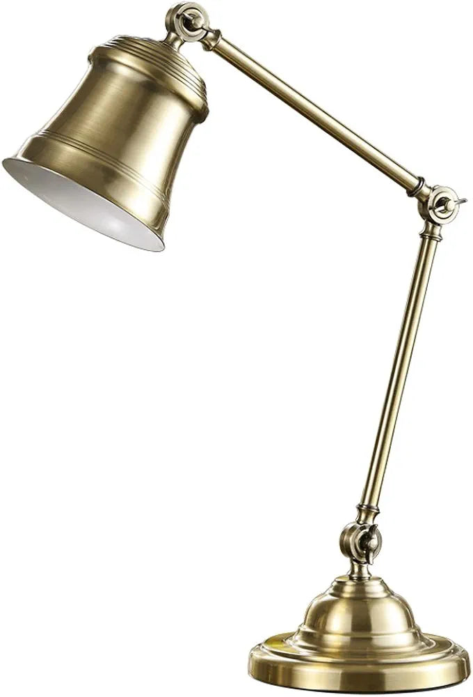 Bell shaped head desk lamp