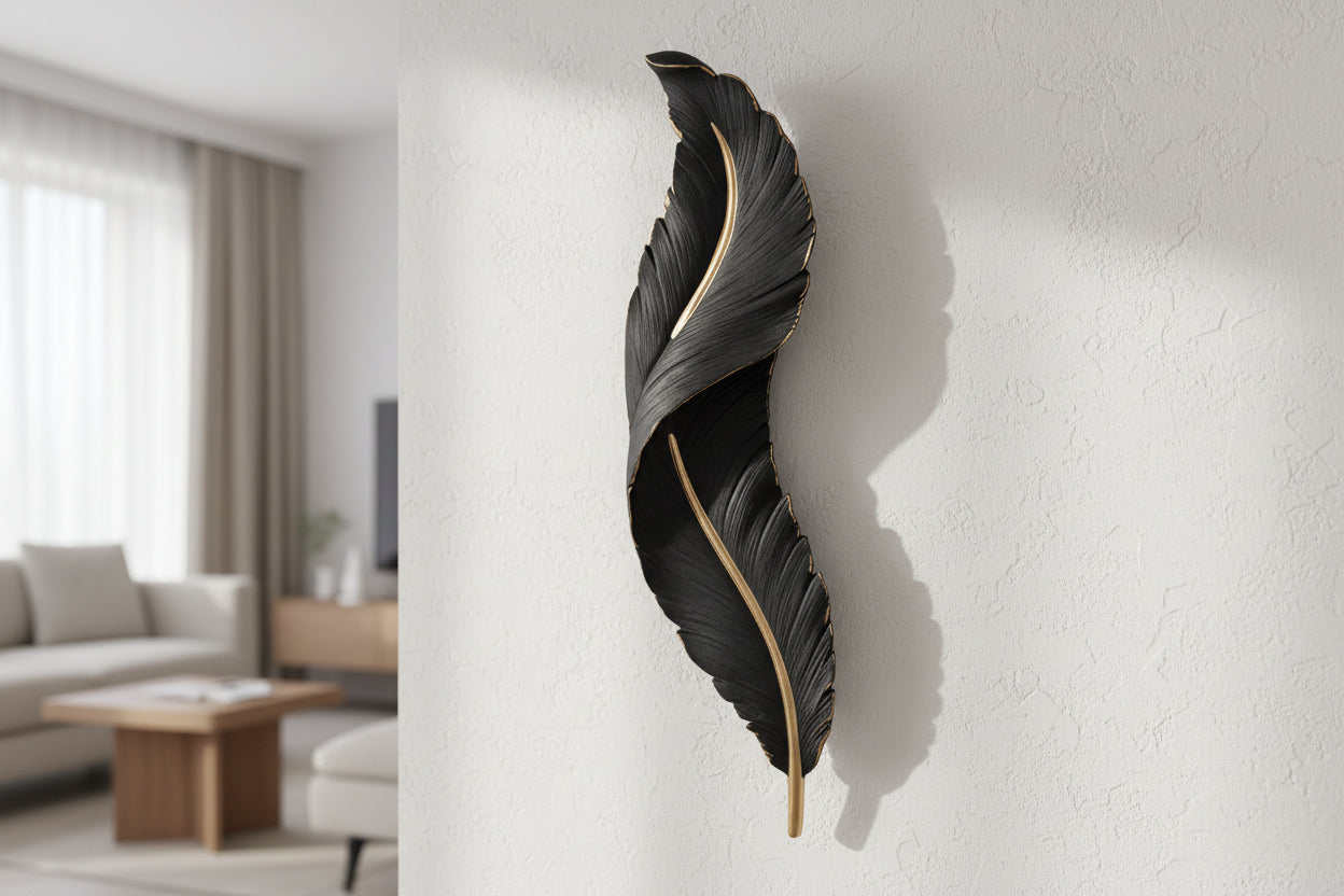 Leaf Led Wall Motif