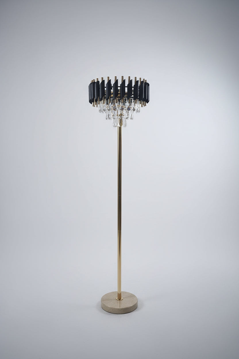 Luxury Style Black and Gold Floor lamp