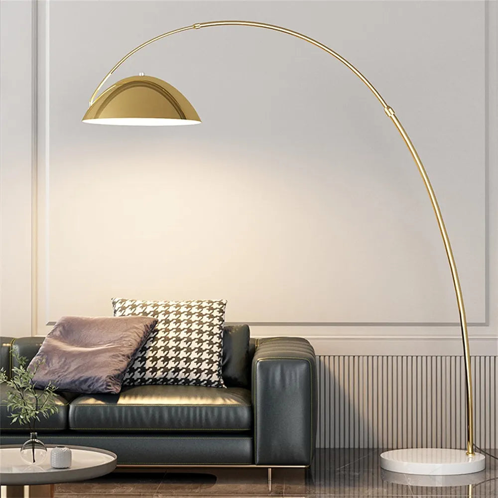 Golden Swan Floor Lamp