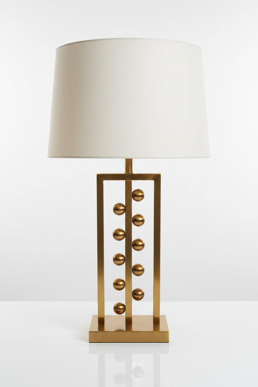 Modern Gold Abacus Table Lamp