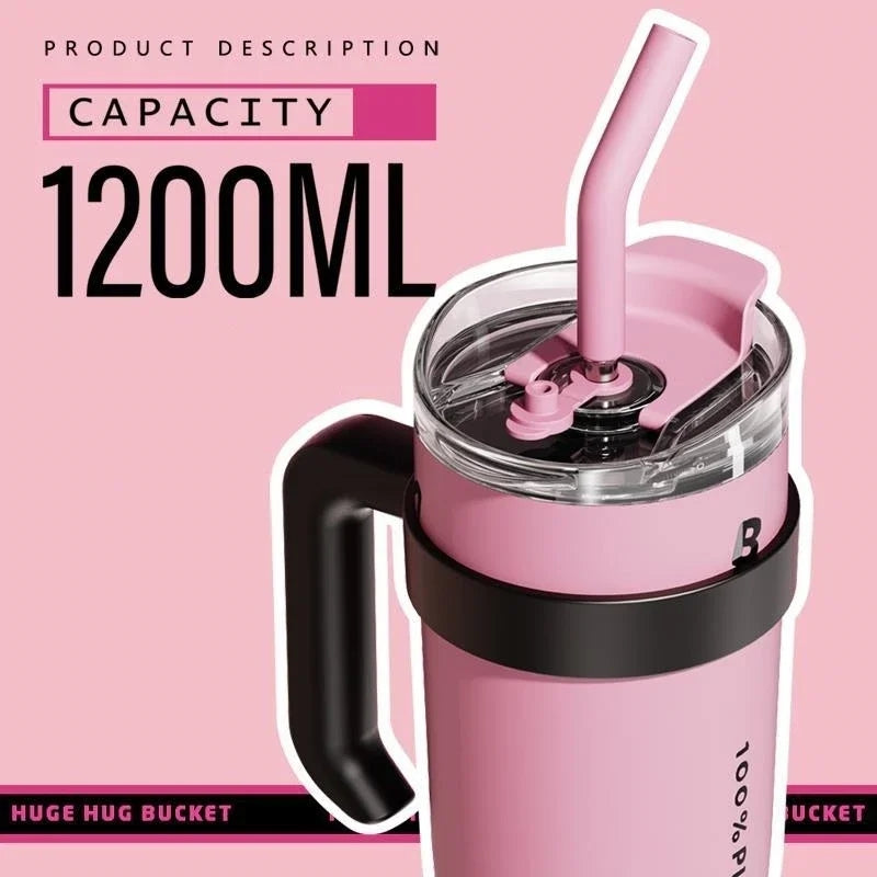 Black Pink 40oz Tumbler